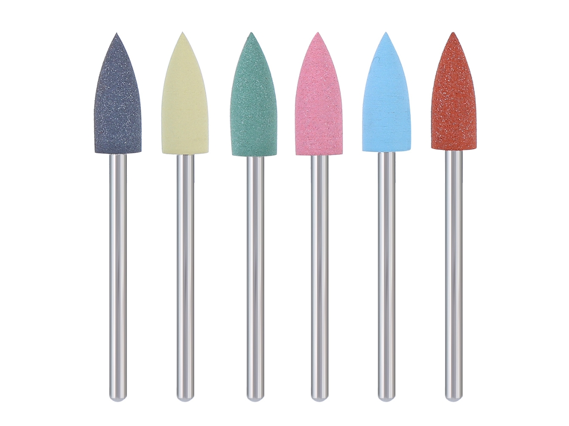 Conjunto De 6 Brocas De Broca De Unhas Profissionais Para Lixamento, Polimento E Manicure - 01