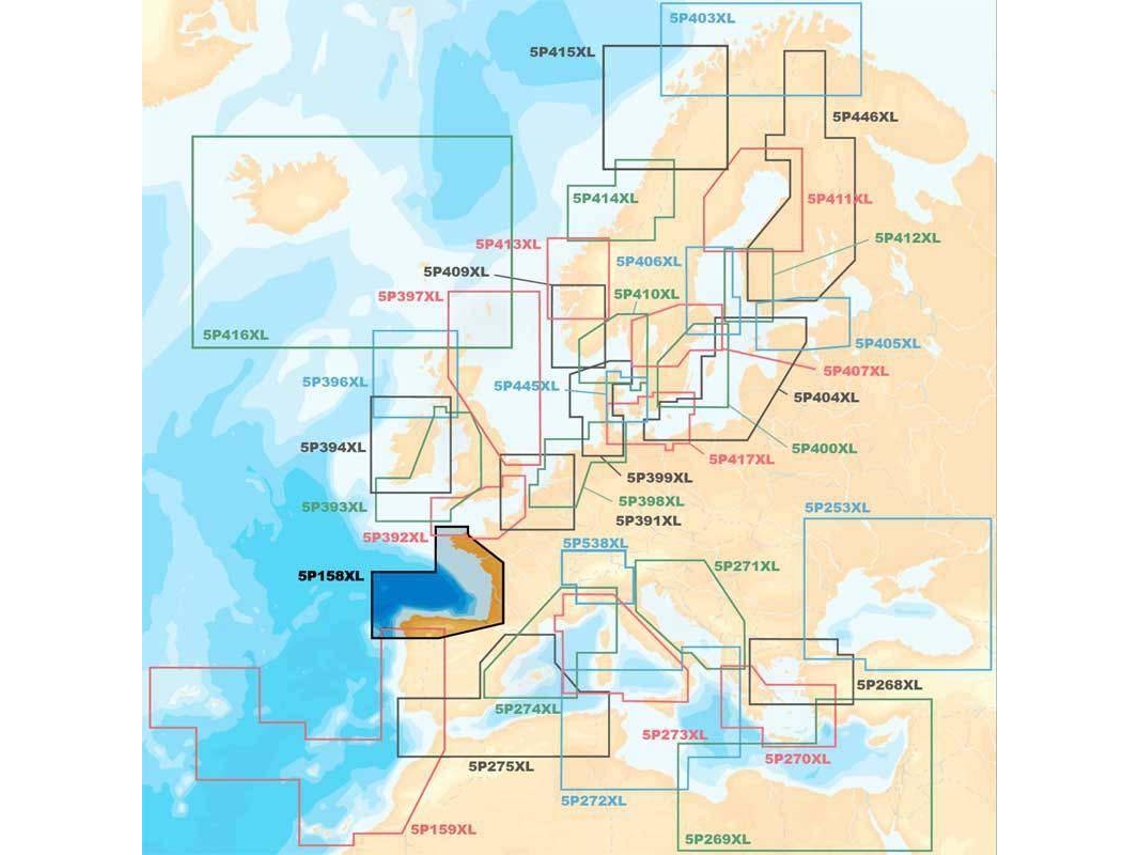 Cartografia NAVIONICS Platinum+ XL Bay Of Biscay/Spain Azul Worten.pt