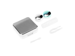 Conjunto De Estojo Para Lentes De Contato Com Capa Reflexiva Caixa De Viagem