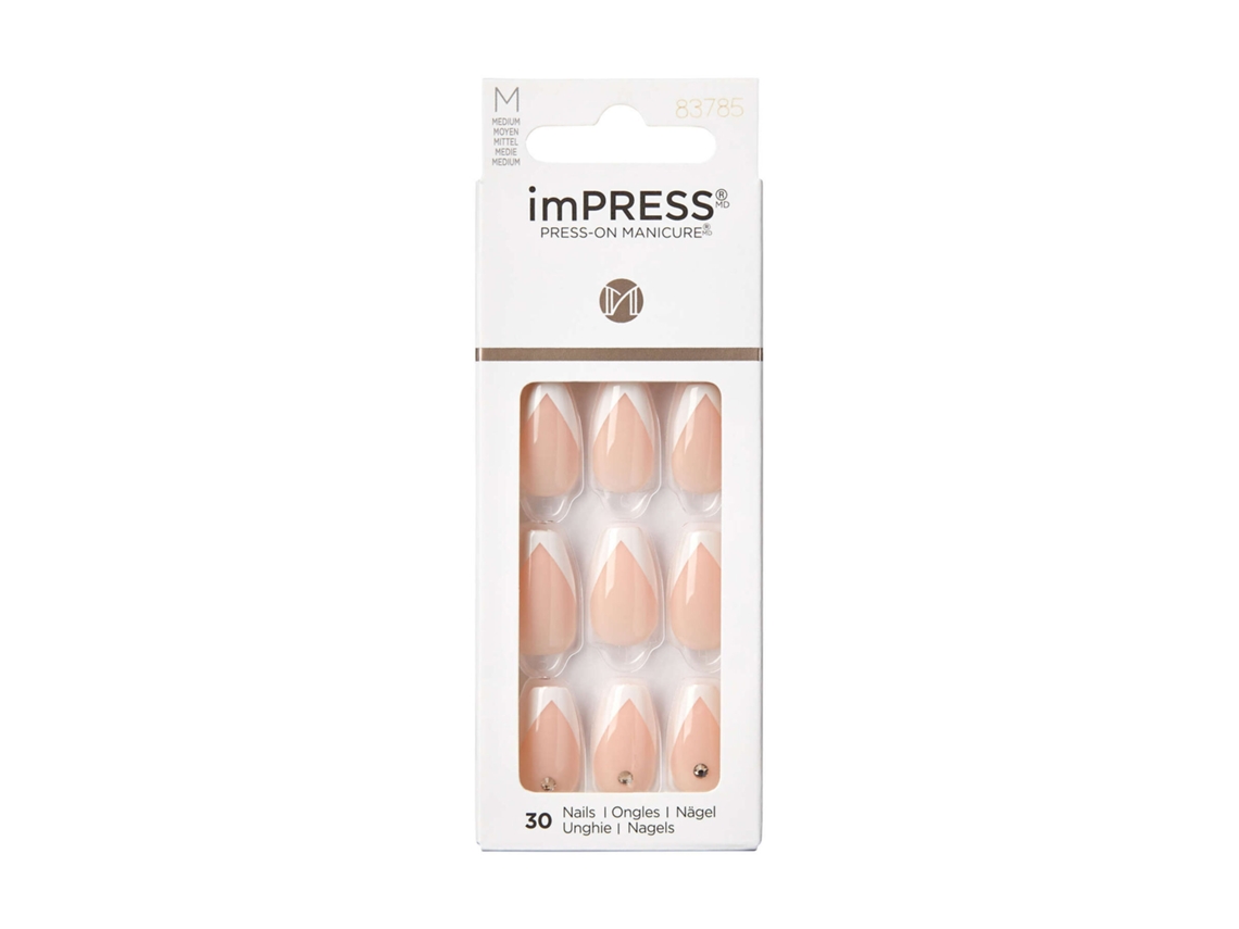 Unhas Postiças Impress Nails So French Kiss