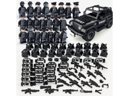2026 set de Construcción de Vehículos Todoterreno de La Serie Militar Jbg Con Minifiguras para Niños.