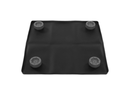 Tapete De Silicone Laxiscreed Para Mini Frigorífico Com Bordas Elevadas E Proteção Contra Derramamentos