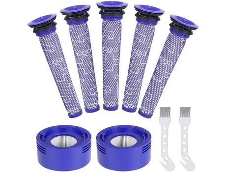 Filtro de Substituição para Dyson V7 V8 com Filtros HEPA e Pré-filtros TOVBMUP