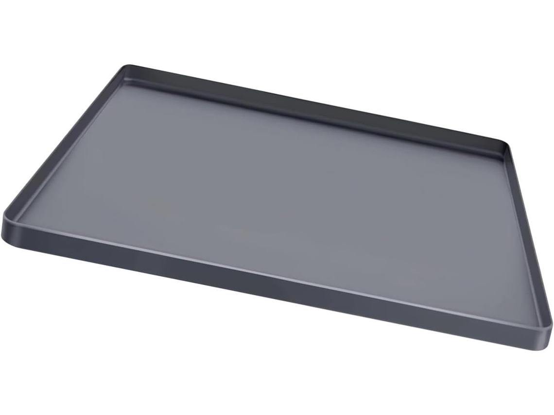 Tapete antiderrapante multiuso para o piso do congelador, ideal para a bandeja coletora de gordura Lava Louças, cinza.