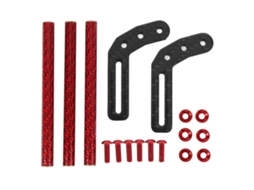 Parachoque Dianteiro de Fibra de Carbono para RC Carro Crawler 75mm