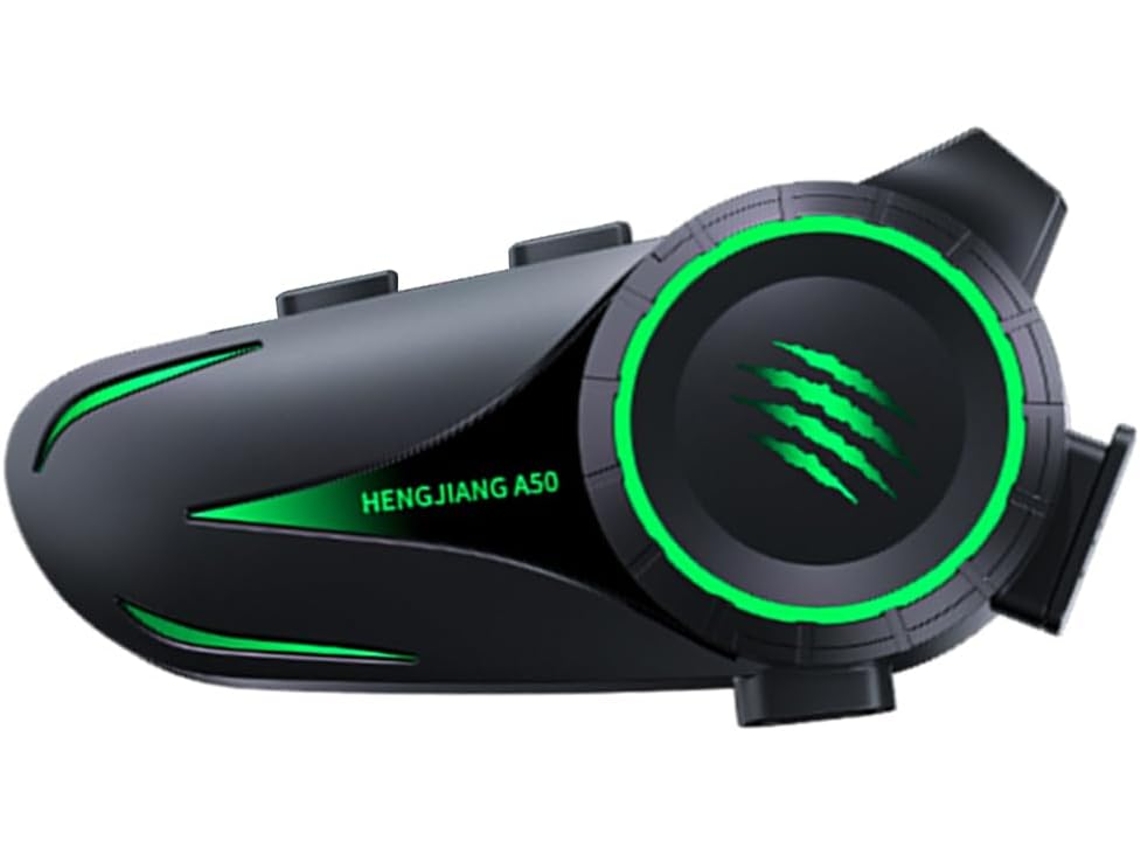 Casque De Moto Bt 5.3, Micro Ai Antibruit, Étanche, Lumière Rvb, Commande Vocale Mains Libres Com 30 Horas