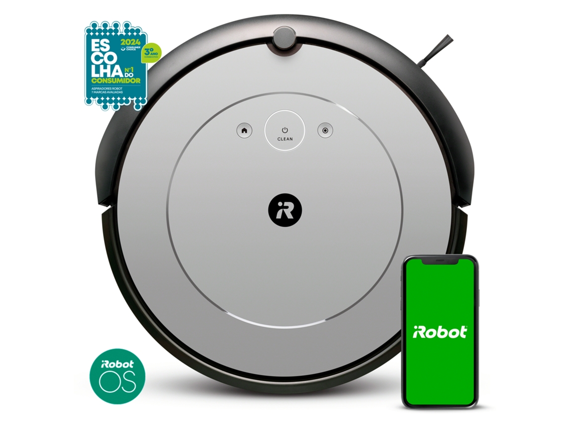 Aspirador Robô IROBOT Roomba i1 Cinza Claro