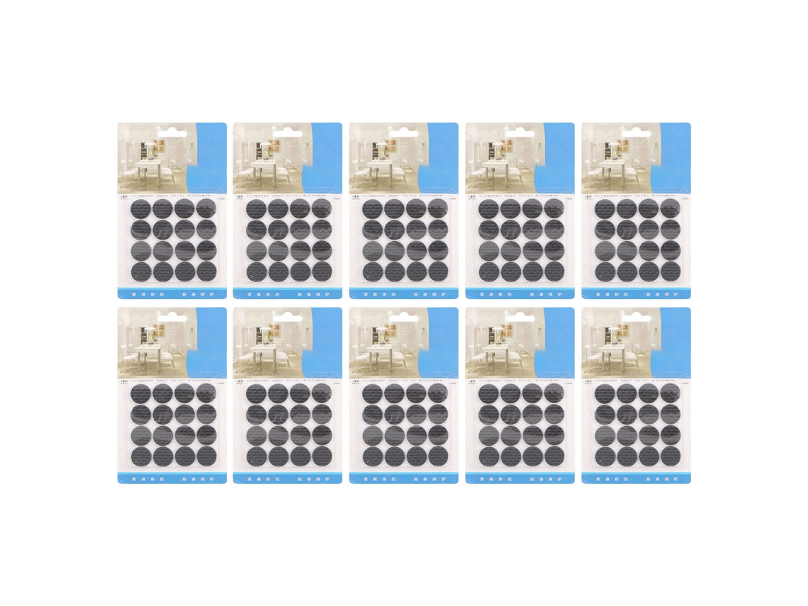 160pcs Protetores De Pés De Móveis Redondos Antiderrapantes Para Mesa E Cadeira Com Absorção De Impacto