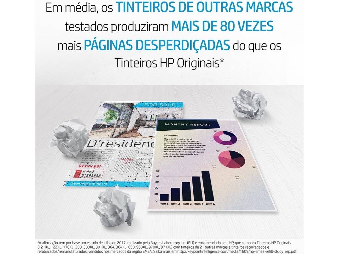 Tinteiro HP 364XL Preto (CN684EE)