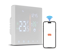 Termóstato Inteligente Laxiscreed Wifi Controlado Por Aplicação Tuya Para Maior Comodidade E Economia De Energia