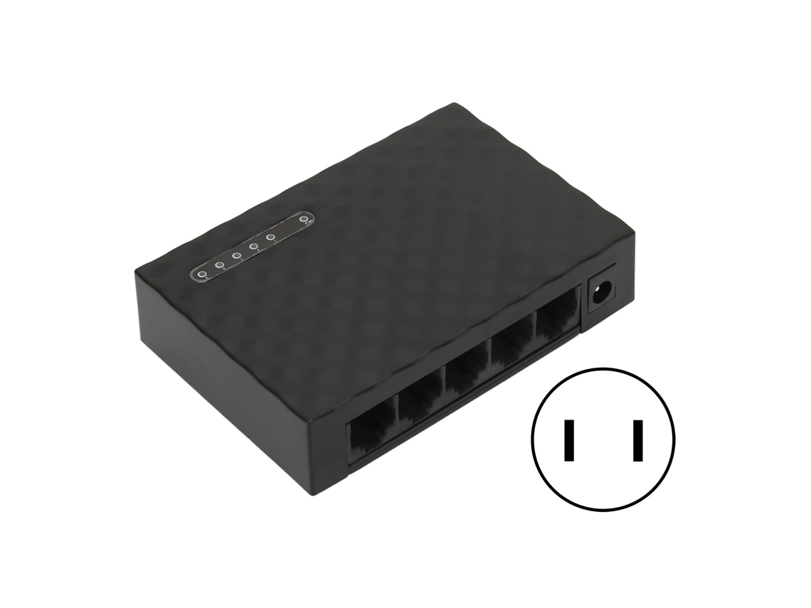 Switch Ethernet LAXISCREED 5 Portas Gigabit
