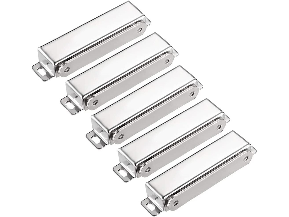 Xywhpgv 5 Peças Fecho Magnético Porta De Armário, Trava Magnética, Aço Inoxidável, 97mm De Comprimento 0ac90 D0a6b