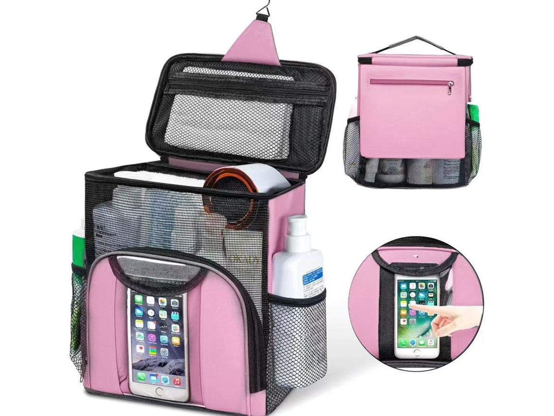Bolsa de Banho Portátil de Grande Capacidade, Nécessaire de Secagem Rápida para Pendurar, Viagem, Acampamentos e Ao Ar Livre AQUAFORGE