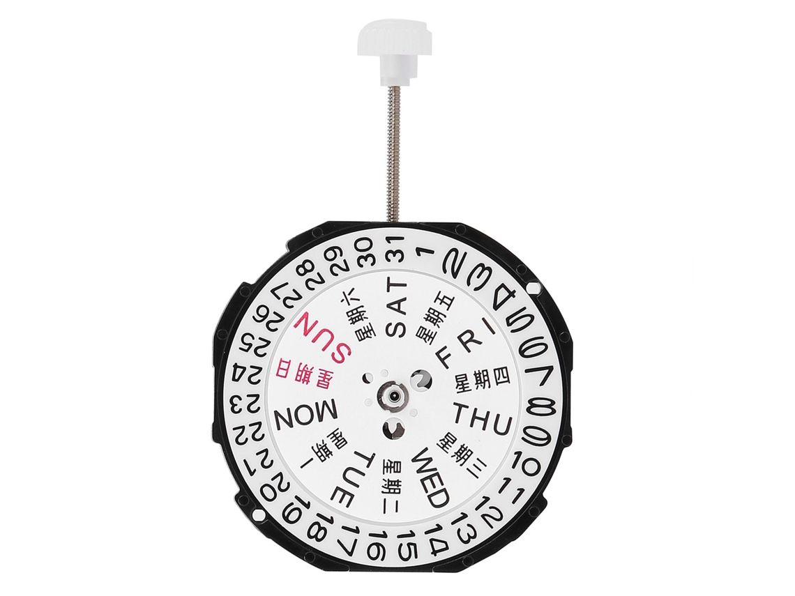 Movimento Quartz Relógio Sl28 Com Calendário Duplo Peça Substituição
