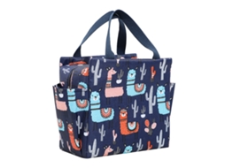 Nova Line sacola Térmica para Lanche Reutilizável de Alta Capacidade para Homens e Mulheres Azul Escuro Alpaca