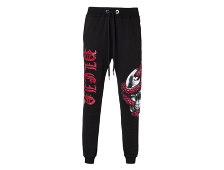 Calças PHILIPP PLEIN Algodão Homem (XXL - Preto)
