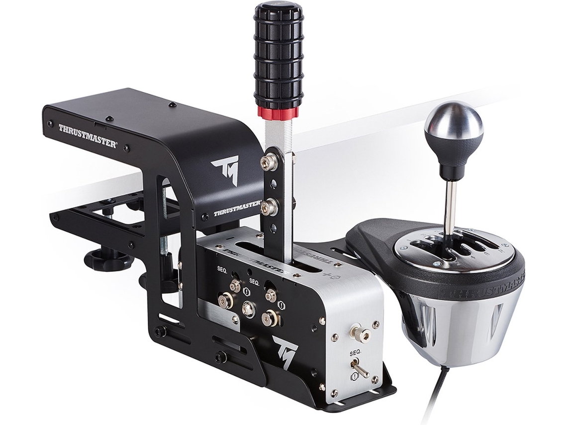 Thrustmaster Th8a + Freio De Mão Tss – Câmbio E Freio De Mão – Com Trava – Pc, Ps4, Ps5 E Xbox