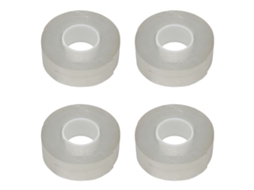 Fita adesiva dupla face, 4 rolos de 3 m cada, transparente, reciclável, para cartas.
