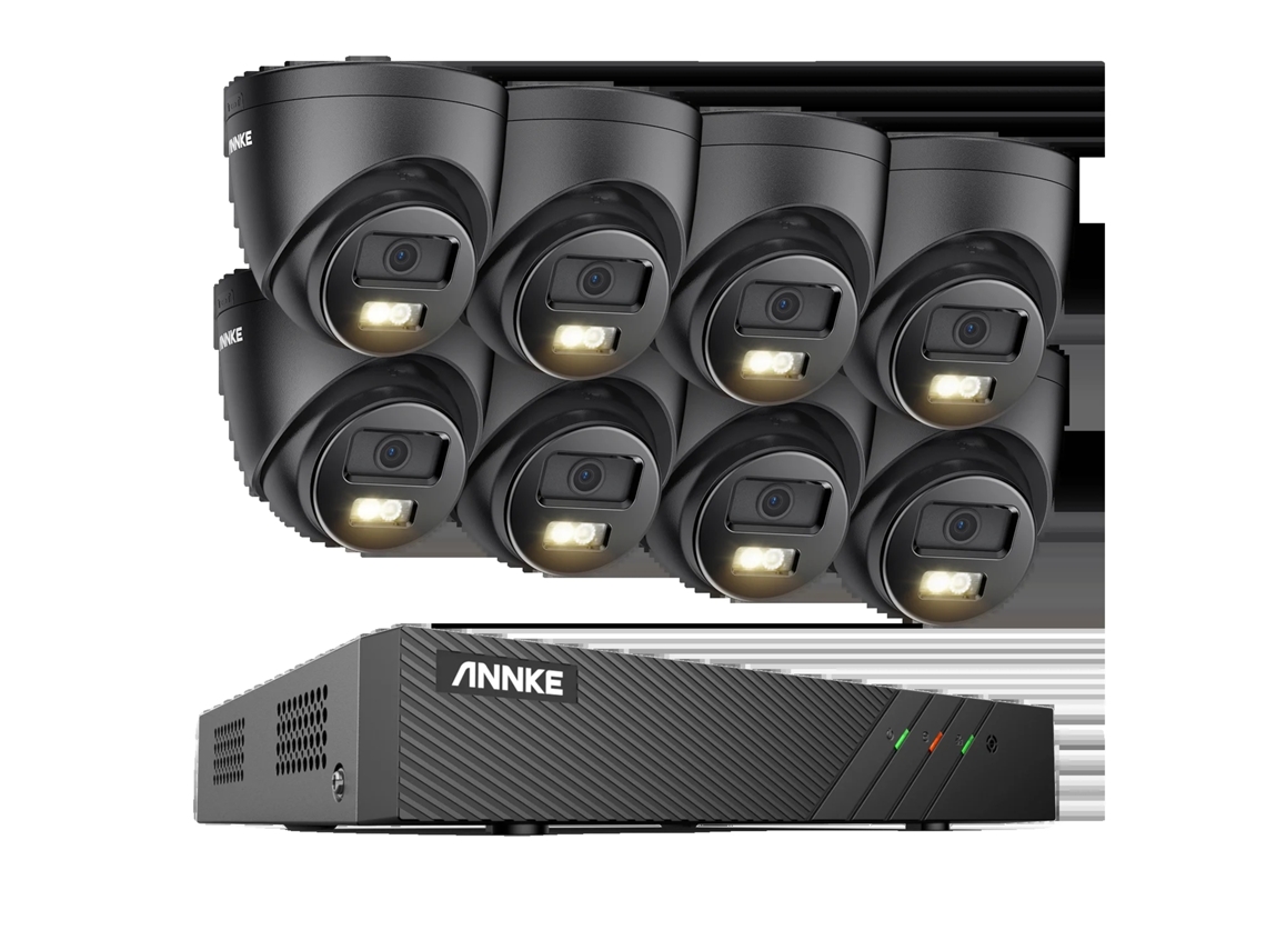 Câmera De Segurança, Resolução De 6mp, Detecção De Movimento, 8ch Nvr 8pcs Câmera, Nenhum Oem