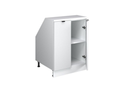 Móvel Arrumação Sob Telhado Tampo Inclinado 2 Portas 60x81,6 Cm VICCO