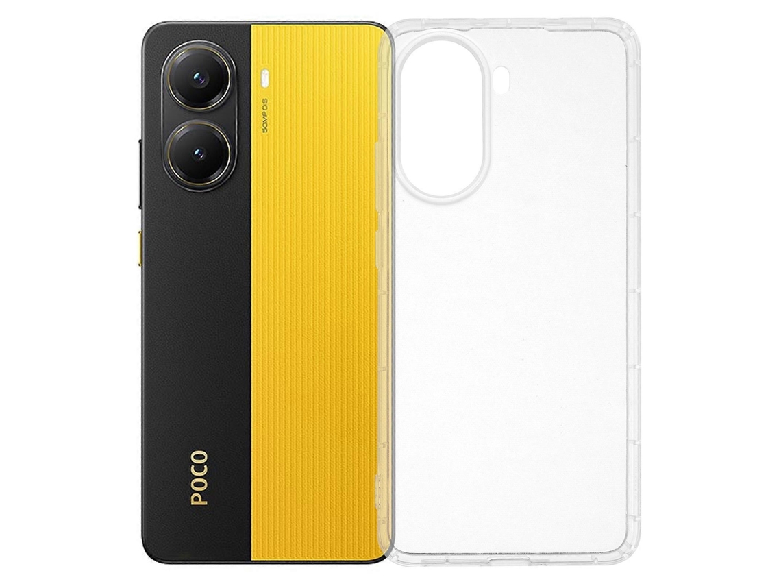 Capa Traseira Transparente De Tpu Com Proteção Para Airbag Para Xiaomi Poco X7 Pro 5g