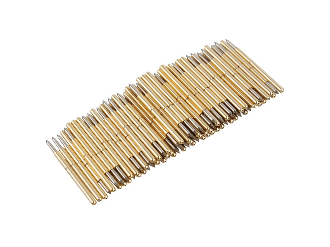 100pcs Sonda De Teste Com Mola P75‑b1 Pogo Pin Para Teste De Pcb Conexões E Pads