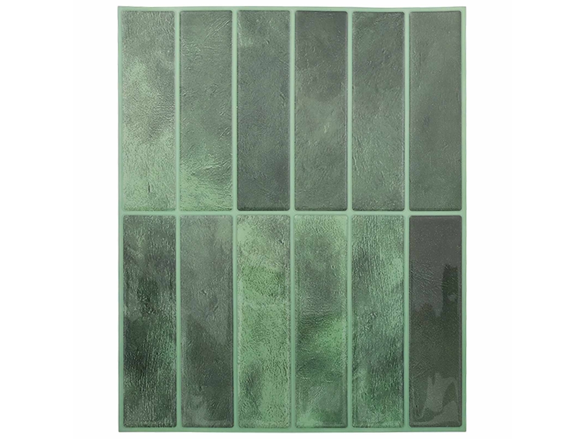 Vidaxl Azulejo Retangular 20 Pcs Verde-escuro 29 X 23 X 0,08 Cm