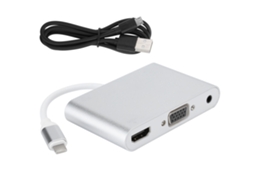 Conversor (conversão Hdmi/vga Expansão De Áudio)