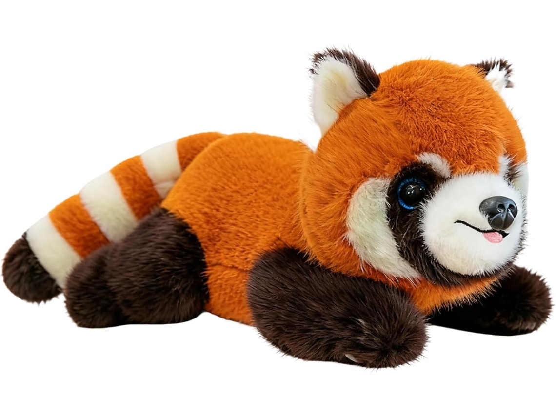 Pelúcia De Panda-vermelho 40 Cm (16 Polegadas) Com Boneca Acompanhante