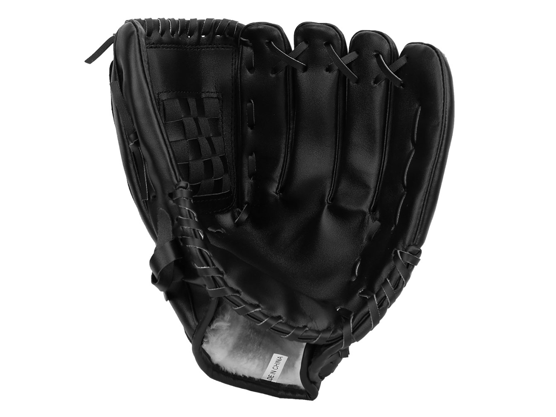 KOFIHETY Luva De Beisebol Em Pvc Para Adultos E Crianças Treino E Competição (preto 12,5 Polegadas)