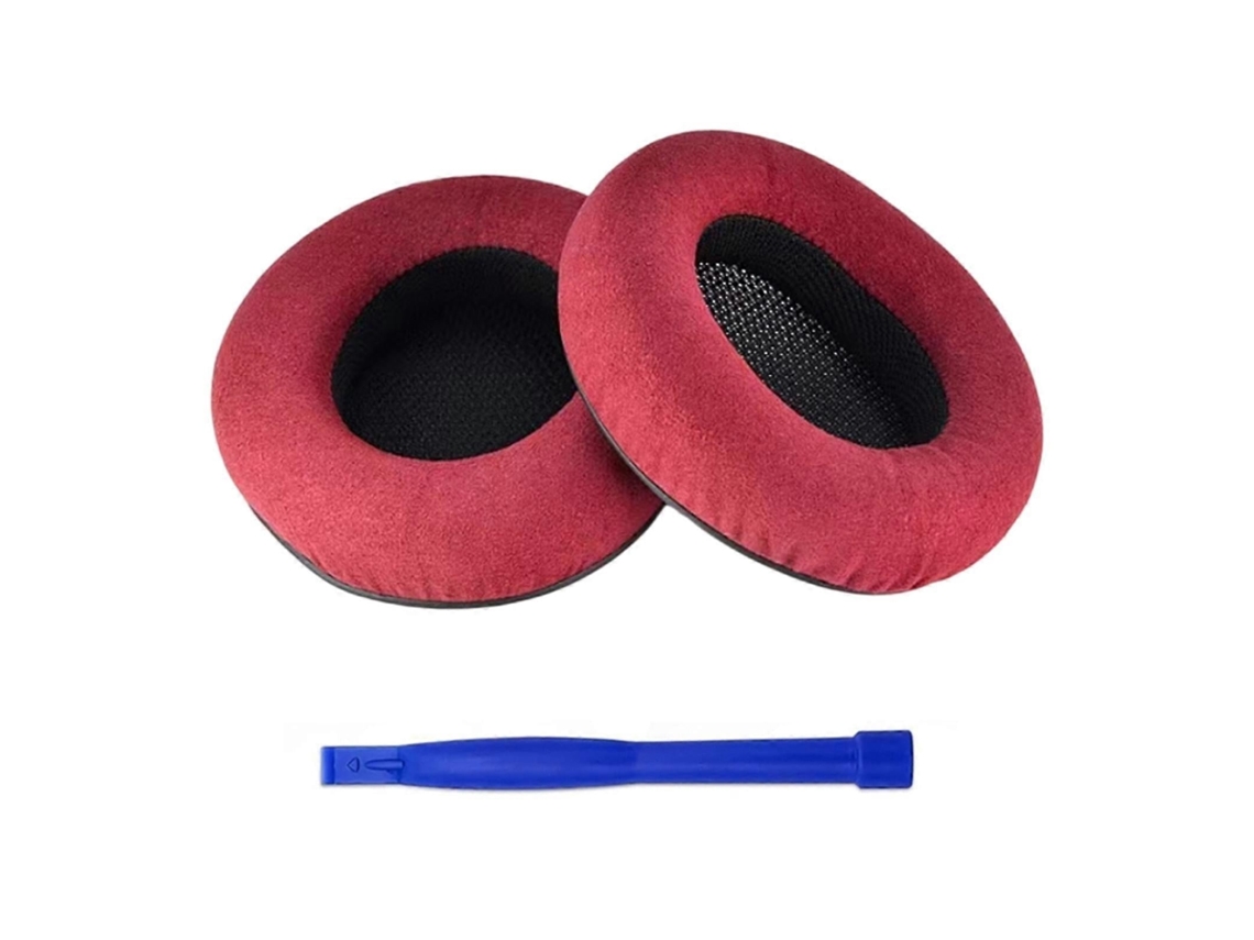 Lurelia Almofadas Auriculares Em Couro Proteico Com Espuma Viscoelástica Compatíveis Com Focal Listen De Couro Macio Viscoelástica Esponja Vermelha