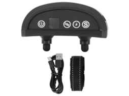 Coleira Elétrica de Treino Ultrasonic e Controlo de Latidos À Prova de Água da LAXISCREED, Carregamento Usb, Ideal para Cães