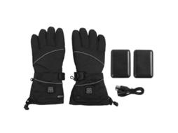 Rebe-luvas Aquecidas Usb Para Homem E Mulher 3 Níveis Ajustáveis Para Escalada, Caminhada, Ciclismo, Inverno, Preto