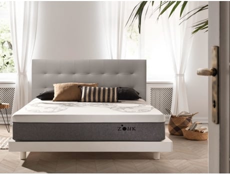 Colchão Visco Luxe Zouk Premium 200x200 Ikon Sleep 28 Cm Firmeza Média Alta Removível