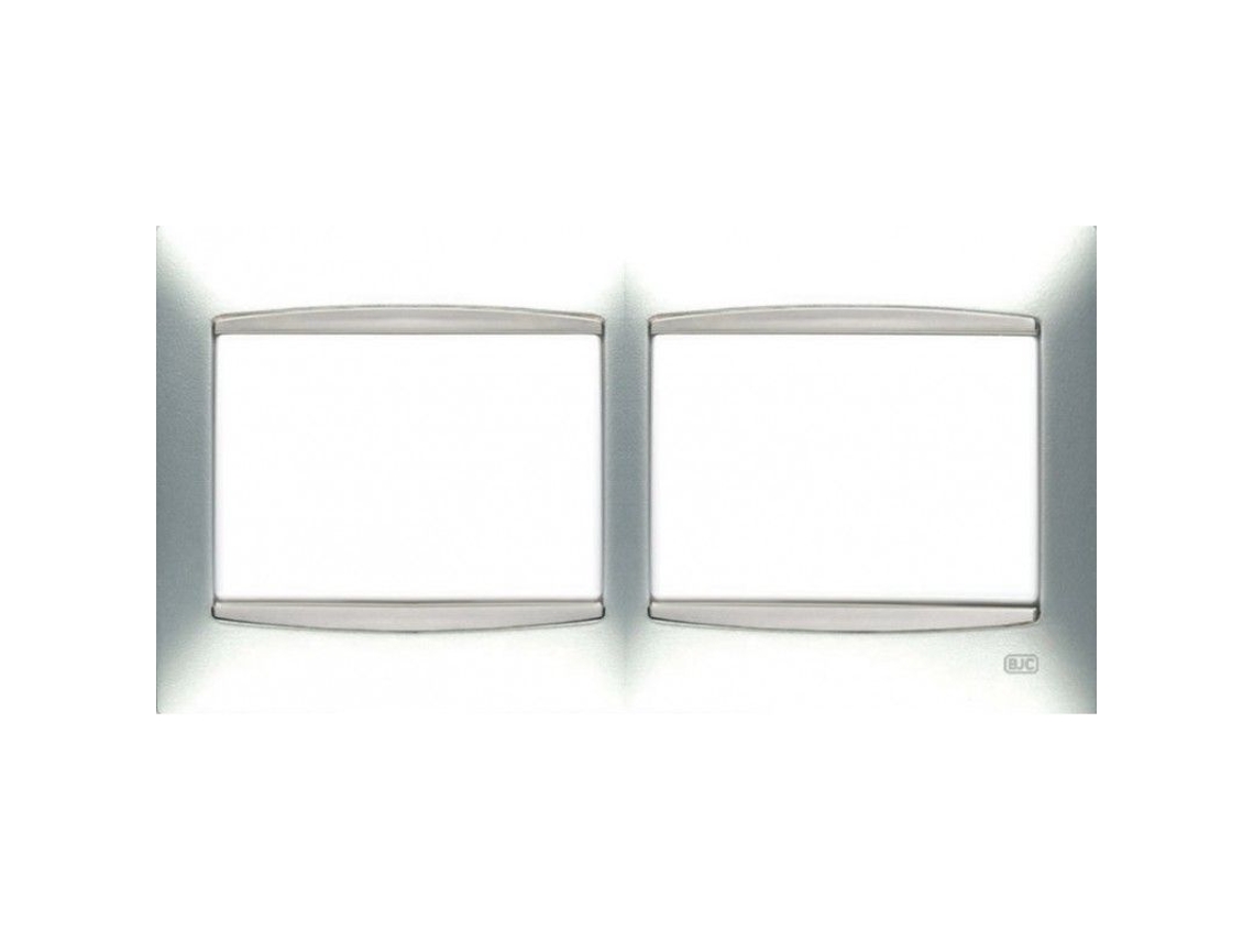 Moldura 2 Elementos Silver Moon Com Acabamento Bjc Coral 21212 Pl