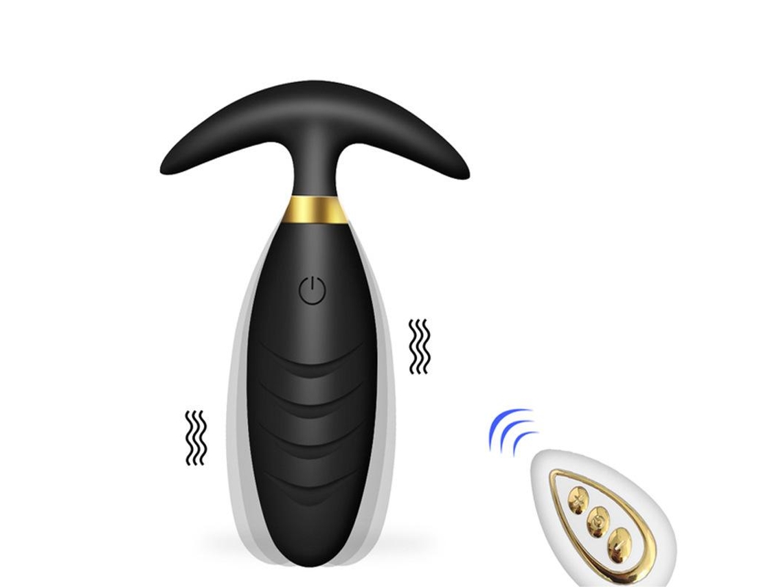 Vibrador De Controle Remoto Sem Fio De 10 Frequncias Para Adultos (preto)