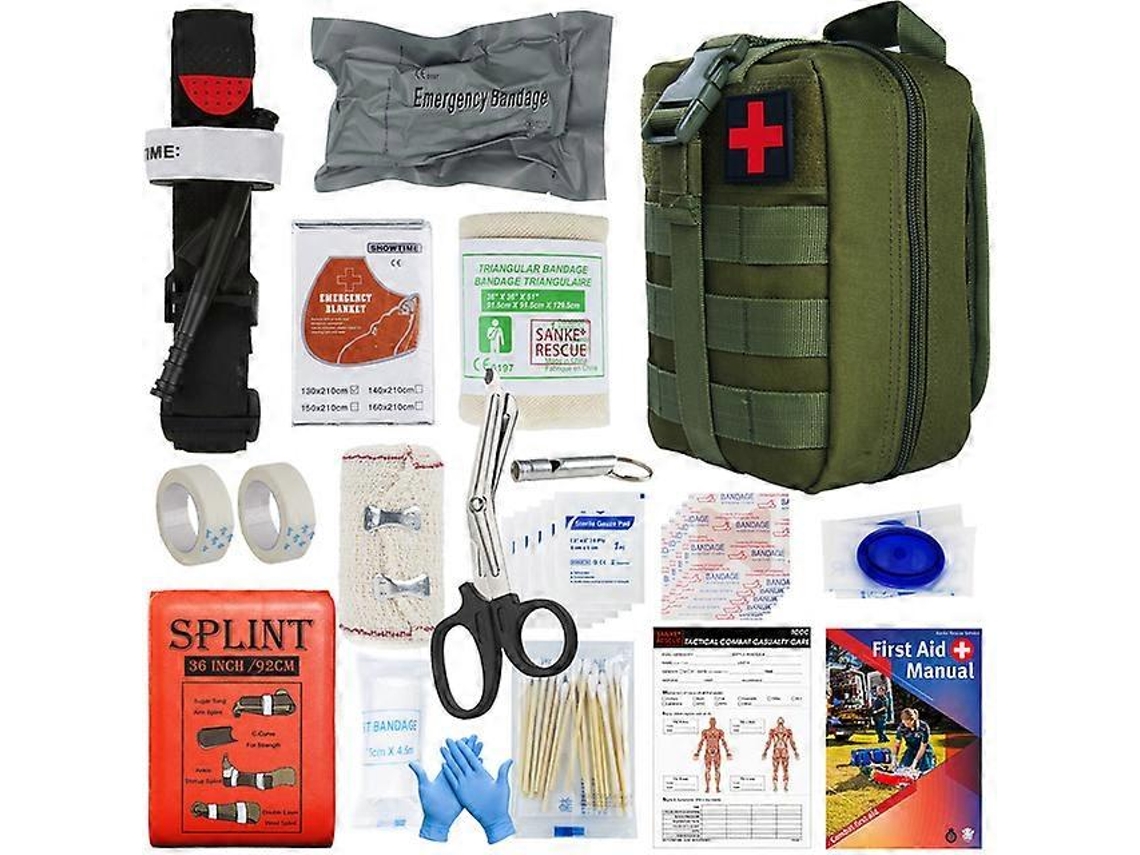 Kit De Primeiros Socorros Para Emergências Médicas, Kit De Sobrevivência Para Atividades Ao Ar Livre, Torniquete Tático Militar, Bandagem Israele