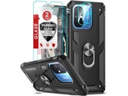 Capa Anel Proteção Câmera Para Xiaomi Redmi 12c/11a/xiaomi Poco C55 Hongwe. Anti-choque Verde