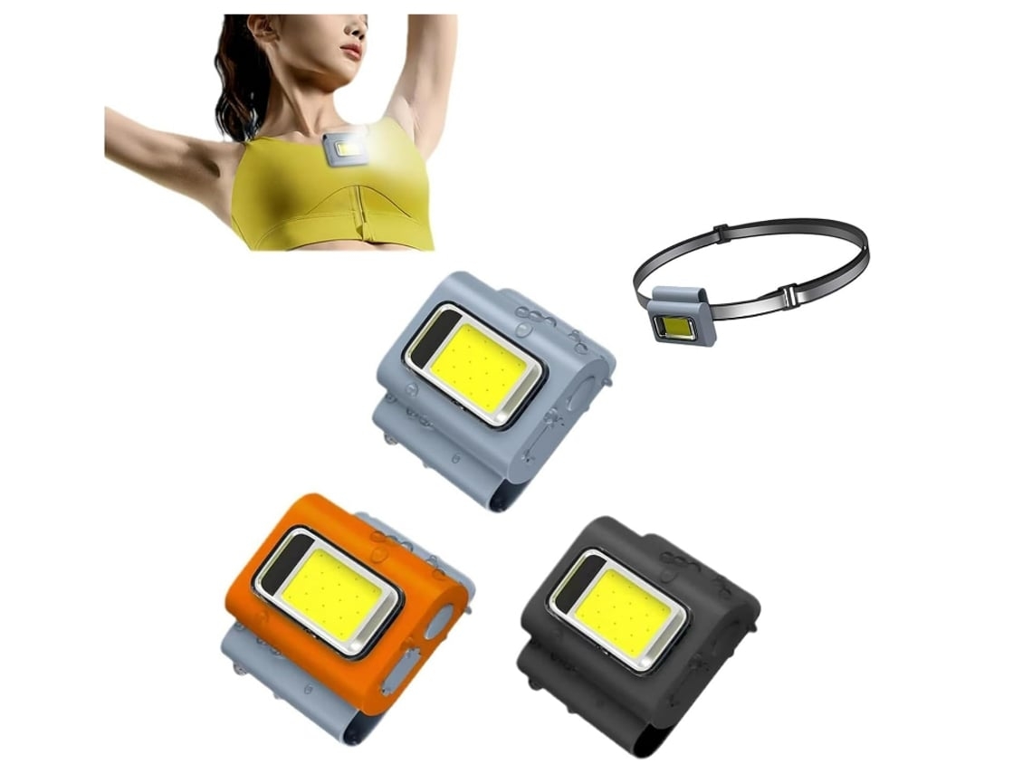 Luz de Trabalho Magnética Cob Luz Led Portátil À Prova D'Água com 6 Modos de Luz Luz Led Portátil Super Brilhante Preta BISBISOUS VIGA EUROPE