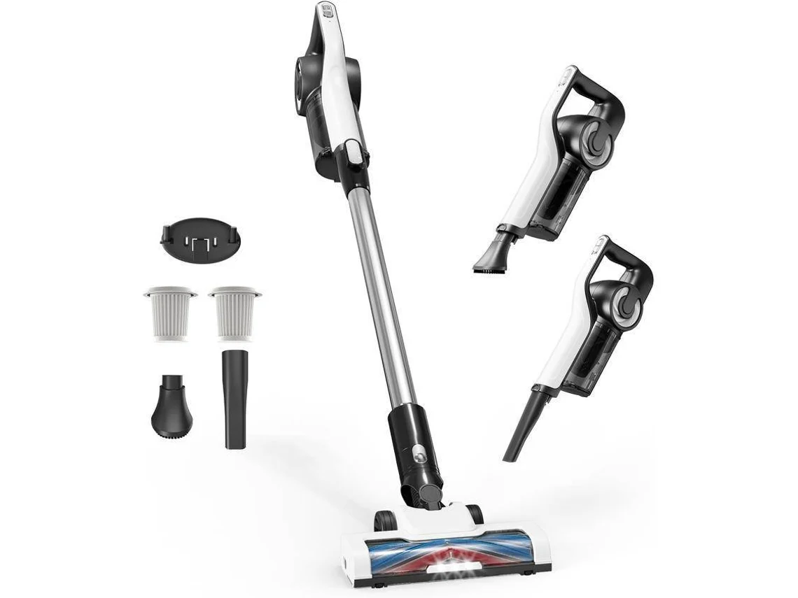 Aspirador Vertical Sem Fio 30000PA/40min LED depósito 1.3L, Filtro HEPA, para tapetes, chão duro e pelos de animais