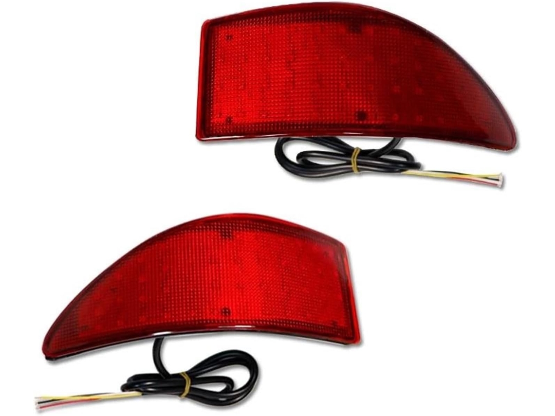 Peças Para Lanternas Traseiras Laterais, Refletores Do Para Choque Traseiro Que Funcionam Como Luzes De Freio Traseiras