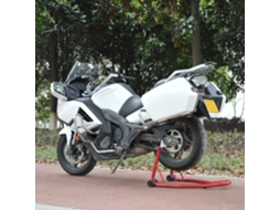 Descanso De Mota Suporte Traseiro Universal Portátil E Móvel – Cor Vermelho – Aço – 80 X 50 X 40 Cm