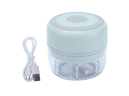 Picador Eléctrico de Alho de 100ml, Mini Processador de Carne Portátil, Recarregável por Usb para Casa LAXISCREED