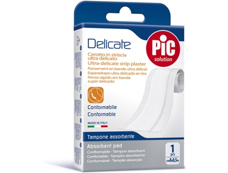 Vestido ou puxa delicado antibacteriano 6cm x 0,5m branco Pic