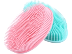Escova De Silicone Eringogo 2 Peças Para Limpeza Corporal, Escova De Banho Para Adultos E Ferramenta Limpeza Com