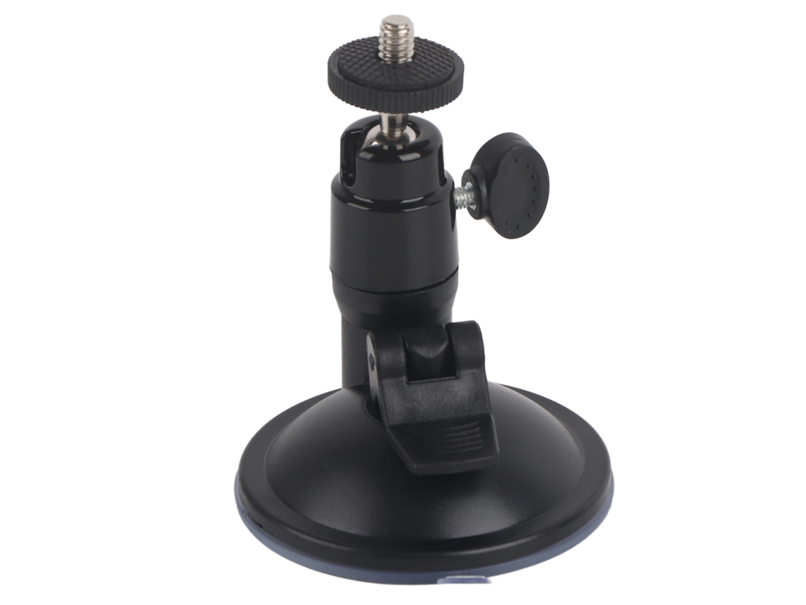Universal Adjustable Alloy And Plastic Incar Suction Cup Mounting Adapter Base Accessory LAXISCREED (black )