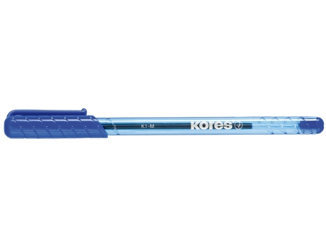 Caneta Esferográfica Descartável KORES K-Pen K1 Preta Linha: M