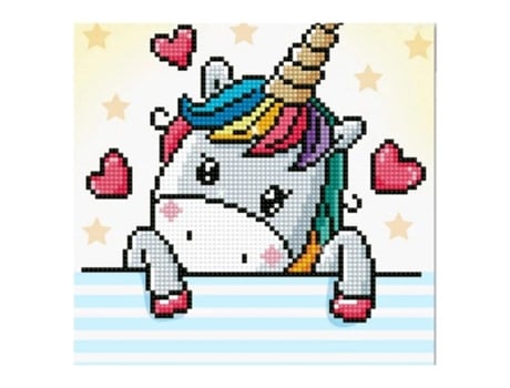 Kit De Manualidades Diamond Dotz Modelo Unicornio Bebé De 2421 Piezas Madnesstoysp23
