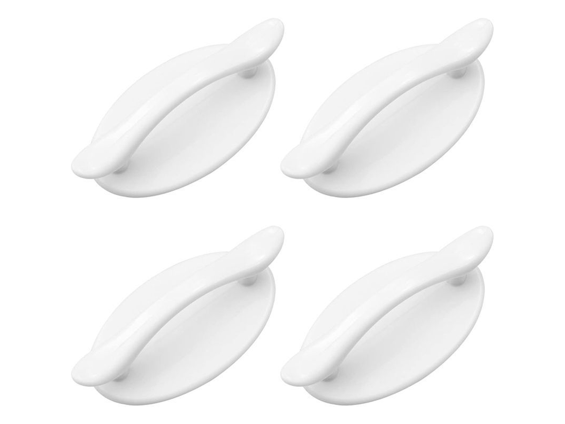 4 Manípulos De Porta Adesivos De Plástico Manípulo De Armário Manípulo Adesivo Para Janelas