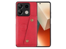 Capa Para Xiaomi Redmi Note 13 5g Em Couro Putpu, Resistente A Quedas, Com Porta-cartão